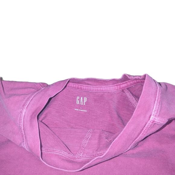 🛍️Gap Long Sleeve Crop Top Tee Shirt Size Large - Picture 2 of 4